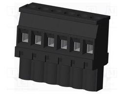 Connector: pluggable terminal block; plug; female; angled 90°