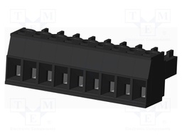 Connector: pluggable terminal block; plug; female; straight; 300V