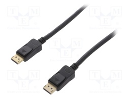 Cable; DisplayPort 1.4; DisplayPort plug,both sides; 1.5m; black