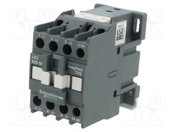Contactor: 3-pole; NO x3; Auxiliary contacts: NO; 110VAC; 25A; 690V