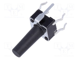 Microswitch TACT; SPST-NO; Pos: 2; 0.05A/24VDC; THT; none; 1.6N