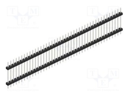 Connector: pin strips; pin header; male; PIN: 42; 2mm; THT; 1x42