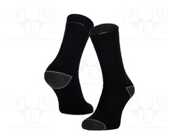 Work socks; Size: 43-46; black-grey; 3pcs.