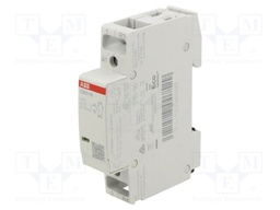 Contactor: 2-pole installation; NC + NO; 400VAC; 400VDC; 20A; DIN