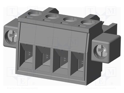 Connector: pluggable terminal block; plug; female; straight; grey