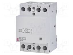 Contactor: 4-pole installation; 63A; 230VAC,230VDC; RD
