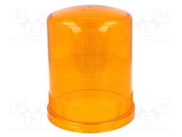 Signallers accessories: cloche; orange; IP65; Ø150x205mm; Mat: ABS