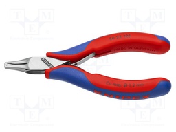 Pliers; cutting,to forming; 125mm; two-component handle grips