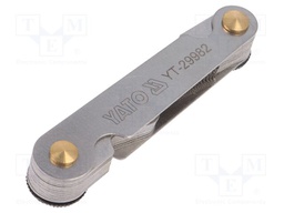 Screw pitch gauges; Range: 4-62; for Whitworth thread
