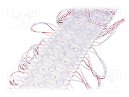 LED; blue; 66lm; 160°; No.of diodes: 3; Dim: 6.4x15x65mm; 60mA; 12V