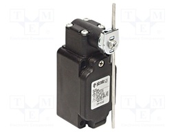 Limit switch; adjustable plunger, length R 19-116mm; NO + NC