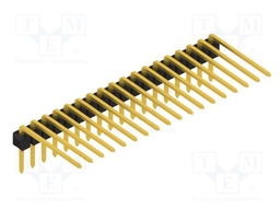Connector: pin strips; pin header; male; PIN: 18; 2.54mm; THT; 1x18