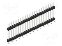 Connector: pin strips; pin header; male; PIN: 27; 2.54mm; SMT; 1x27