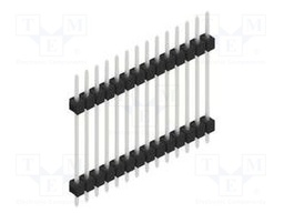 Connector: pin strips; pin header; male; PIN: 14; 2.54mm; THT; 1x14