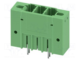 PCB headers, nominal cross section: 6 mm?, color: green, nom