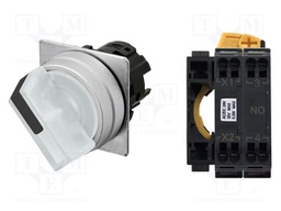 Switch: rotary; 22mm; LED; Pos: 2