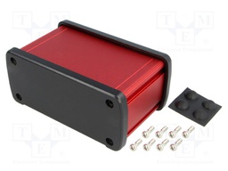 Enclosure: multipurpose; X: 115.1mm; Y: 69mm; Z: 51.6mm; aluminium