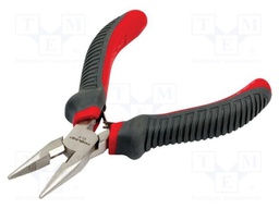 Pliers; straight,half-rounded nose; 125mm; MICRO