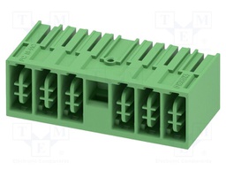 PCB headers, nominal cross section: 16 mm2, color: green, no