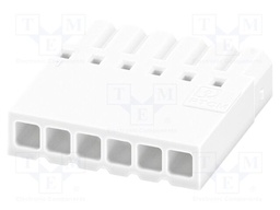 PCB connector, nominal cross section: 0.75 mm2, color: white