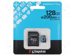 Memory card; microSD; R: 170MB/s; W: 90MB/s; Class 10 UHS I U3