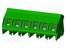 Connector: PCB terminal block; terminal; Plating: tinned; on PCBs