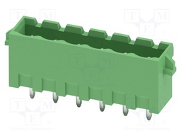 PCB headers, nominal cross section: 2.5 mm?, color: green, n