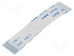FFC cable; Cores: 20; Cable ph: 0.5mm; contacts on the same side
