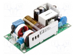 AC/DC Open Frame Power Supply (PSU), ITE, 1 Output, 55 W, 125W @ 10CFM, 85V AC to 264V AC