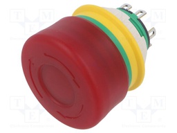 XA; IP65; -25÷60°C; Switch: emergency stop; Contacts: NC x2; Pos: 2