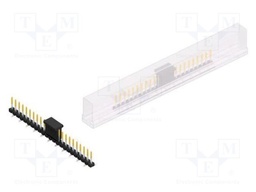 Connector: pin strips; pin header; male; PIN: 23; 2.54mm; SMT; 1x23