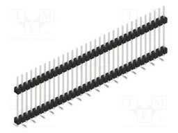 Connector: pin strips; pin header; male; PIN: 33; 2.54mm; SMT; 1x33