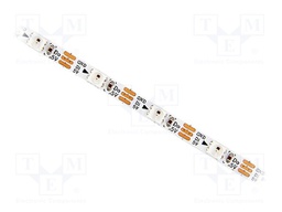 Programmable LED tape; RGB; 3535; 5V; LED/m: 60; 4mm; white PCB