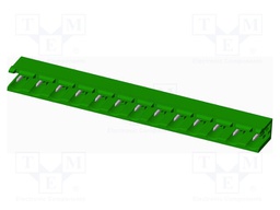 Connector: pluggable terminal block; socket; male; angled 90°