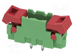 PCB headers, nominal cross section: 2.5 mm?, color: green, n