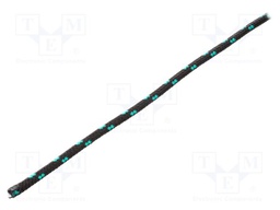 Rope; polypropylene; Ørope: 5mm; L: 50m; with a core; black