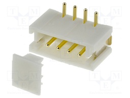 Socket; wire-board; male; 1.5mm; PIN: 4; SMT; 100V; 1A; tinned; 20mΩ