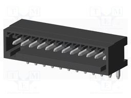 Connector: pluggable terminal block; socket; male; on PCBs