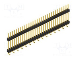 Connector: pin strips; pin header; male; PIN: 30; 2.54mm; SMT; 1x30