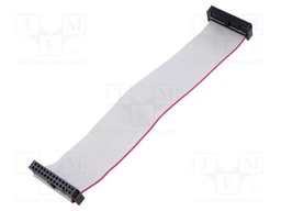Ribbon cable with IDC connectors; Tape ph: 1.27mm; 0.2m