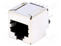 Socket; RJ45; PIN: 8; Layout: 8p8c; Press-Fit; straight; 16.82mm