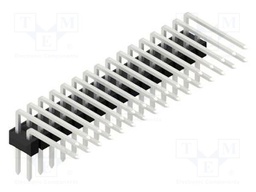Connector: pin strips; pin header; male; PIN: 32; 2.54mm; THT; 2x16