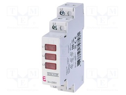 Voltage indicator; 3x240VAC; IP20; for DIN rail mounting
