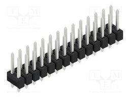 Connector: pin strips; pin header; male; PIN: 28; 2.54mm; THT; 2x14