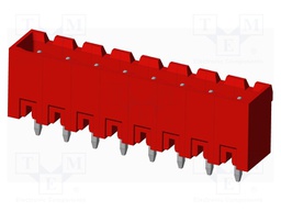 Connector: pluggable terminal block; socket; male; on PCBs