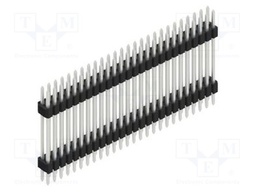 Connector: pin strips; pin header; male; PIN: 52; 1.27mm; THT; 2x26