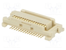 Connector: PCB to PCB; male; PIN: 30; 0.5mm; H: 3mm; gold-plated; SMT