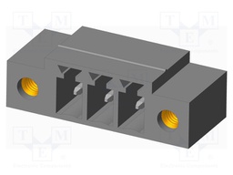 Connector: pluggable terminal block; socket; male; on PCBs