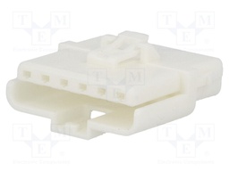 Plug; wire-wire; hermaphrodite; Ditto; 3mm; PIN: 6; w/o contacts
