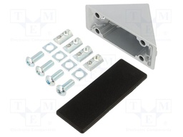 Angle bracket; for profiles; W: 39.9mm; H: 79mm; L: 79mm; aluminium